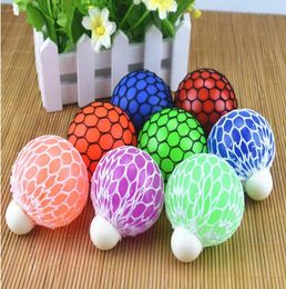 Toys Stress Relief Sensory Toy Mesh Squishy Balls for Autism Anxiety ADHD Kids Adults School Office Light3687187