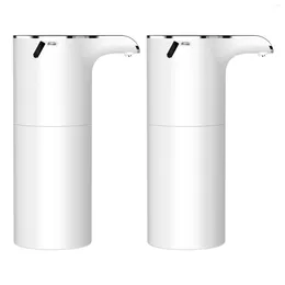 Liquid Soap Dispenser 2X 450Ml Automatic Touchless USB Rechargeable Foam For Bathroom El Washroom