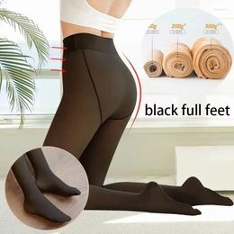 Women Socks Winter Thermal Tights Leggings Sexy Slim Translucent Pants Womens Clothing