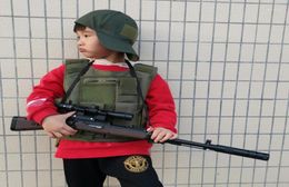 Outdoor Tactical Children Vest Uniform Army Equipment Kids Boy Girl Camouflage Kid Combat CS Hunting Clothes15702063