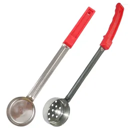 Spoons 2 Pcs Pizza Sauce Spoon Kitchen Solid Serving Stainless Steel Portion Scoop Ladle Control