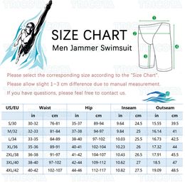 Men Jammers Swimsuit Competitive Swim Team Suit Quick Dry Swimwear Athletic Training Swimming Shorts Beach Tight Surfing Trunks