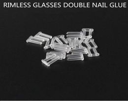 100pcs brand rimless glasses double rubber plug mutisizes optical glasses accessories optical shop stuffs whole 5577548