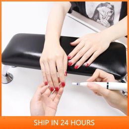 Medicine Superior Quality White Genuine Leather Hand Pillow Rest Manicure Table Nail Art Stand Hand Cushion Pillow Holder Arm Rests 30