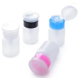 Storage Bottles Nail Art Mini Pump Dispenser Empty Refillable Bottle Acrylic Gel Polish Remover Cleaner Liquid Container