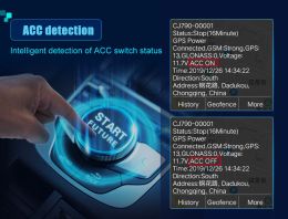 3G 4G GPSトラッカーカーオートバイSOSボイスモニターACCステータスSMSアラームショック移動コールカットオイルロケーターCJ790オフの電源