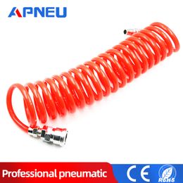 8mm 10mm 12mm PU Air Pipe Air Pump High Pressure Telescopic Tube Air Compressor Spiral Duct Pneumatic tubo compressore aria