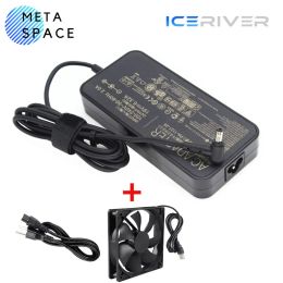 Chain/Miner New ICERIVER KS0 Power Supply official certification PSU ASUS 120W DC power adapter PSU with KS0 Auxiliary Cooling fan Set