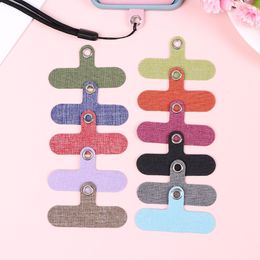 Universal Adjustable Mobile Phone Lanyard Detachable Multicolor Card Gasket Cord Rope Patch Clip Snap Cord Replacement Accessory