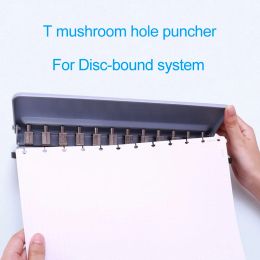 Punch Mushroom Hole Punch 12 Holes Puncher DiscBound Notebook and Journals Accessories A4/A5/A6/A7/B5 H Planner Binding Supplies