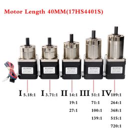 Stepper Motor Nema 17 Planetary geared Gearbox All Ratio 17HS2408S 3401S 4401S 6401S 8401S motor For 3D Printer nema17 gear