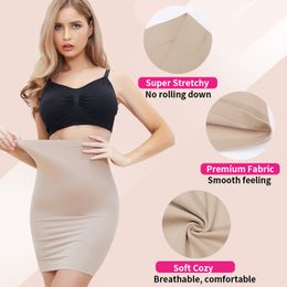 Wholesale Super Elastic Control Slips Women Slimming Underwear High Waist Body Shaper Tummy Control Panties Slip Modelling Corset