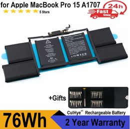 A1820 Battery for Apple MacBook Pro 15 A1707 Late 2016 / Mid 2017 EMC 3072 EMC 3162 MLH32CH/A MLH42CH/A MLW72CH/A 11.4V 76Wh