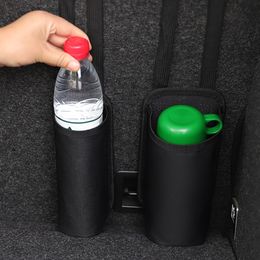 Car Trunk Organiser Elastic Fixing Belt Storage Bag Car Fire Extinguisher Fixed Car Seat Back Water Cup Hanging Bag