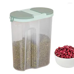 Storage Bottles Cereal Containers Portable Dispenser With Easy Pouring Lid Grain Box Food Bucket Kitchen Gadgets