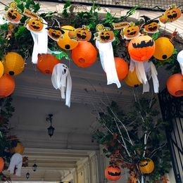 2023 Year Happy Halloween Banner Garland for Halloween Home hanging ornament Decorations Kids Child Favours Creative gift