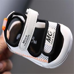 2022 Summer Toddler Sandals Girl Baby Beach Shoes Net Cloth Breathable Boys Soft Sole Sneakers Kids Infant Sport Girls Sandal