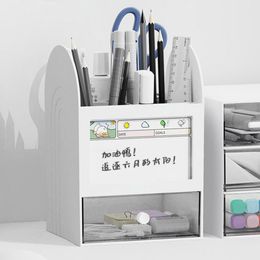 Durable Pencil Storage Holder Stable HIPS Pencil Storage Box Desktop Sundries Pencil Case for School Pencil Case