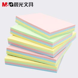 100 sheets76*102mm Size Colour paper Memo Pad Sticky Notes Bookmark Point it Marker Memo Sticker Office School Supplies Notebooks