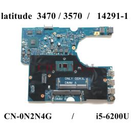 Motherboard 142911 I56200u FOR dell Latitude 14 3470 / 15 3570 Laptop Notebook Motherboard CN0N2N4G N2N4G Mainboard