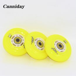 Durable 80mm Stunt Scooter Wheels - 8PCS MATTER Wearable PU Roller Skating Wheels, 85A Wear-resisting, Skates Wheels Accessories