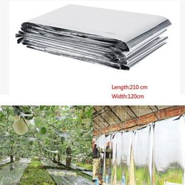 2pcs Garden Wall Mylar Film Plants Covering Sheet Hydroponic Highly Reflective Indoor Greenhouse Planting Accessories 210x130cm