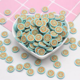 100g/Lot 1CM Cute Palmprint Stamp Clay Slices Sprnkles for Diy Slime Crafts Shaker Accessories