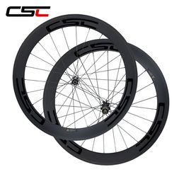 CSC D411SB D412SB Disc brake 15mm 12mm/ 12x142mm 60mm Bicyle wheels Cyclocross Wheelset Mac aero CN 424 Spokes