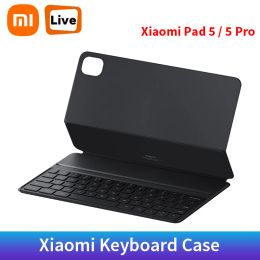 Keyboards Xiaomi Pad 5 / 5 Pro Magic TouchPad Keyboard Case Xiaomi Tablet Cover Magnetic PU Leather Pogo Pin Connected Protective Cases