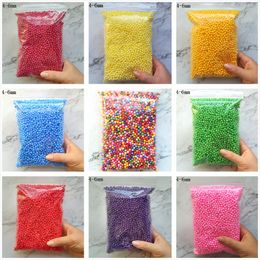 15000pcs Decorative Rainbow Assorted Colour Polystyrene Styrofoam Filler Foam Mini Beads Balls DIY Decoration