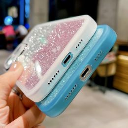 Tecno Spark 10 10C GO 2023 POP 7 Glitter Phone Case for Infinix Hot 30 Note 30i Smart 7 Cases Silvery Shiny Protect Camera Cover