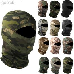 Fashion Face Masks Neck Gaiter Tactical Camouflage Balaclava Full Mask Wargame CP Military Hat Hunting Bicycle Cycling Army Multicam Bandana 24410