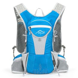 Waterproof Cycling Backpack 12L Ventilated Cycling Climbing Travel Running Portable Backpack Outdoor Sports Water Bags