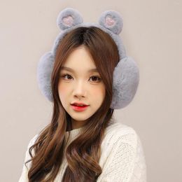 Berets Ladies Autumn And Winter Warm Earmuff Windproof Cold Cute Love Earmuffs Korean Fashion Ear Protectors Envio Gratis Todo