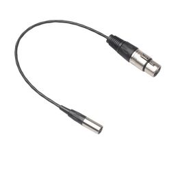 0.3-3M Mini XLR 3 Pin Male To 3 Pin Video Cable Male/Female for Blackmagic Pocket Cinema 4K Camera Audio Line