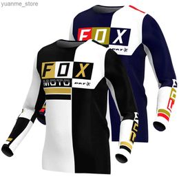 Cycling Shirts Tops Mens BAT Motocross Racing Jersey Downhill Bike T-Shirt Motorcycle Jersey Cross Enduro Jersey Camisas Ciclismo Y240410