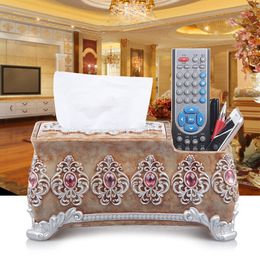 Parlor Multifunctional Remote Control Box Drawer Paper Box Tissue Boxes for Bathroom Tissue Paper Holder Face Towel Case