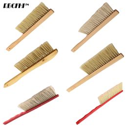 1PCS Beekeeper Equipment Multi Wooden Handle Beehive Cleaning Brush Single Two Three Row Pig Horse Bristles Bee Sweep Tool