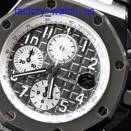 Hot AP Wrist Watch Oak Tree Offshore 26470IO Cement Grey Colour 42mm Gauge Set