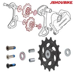 JSHOUBIKE Bicycle Pulley Bearing Wheel 11T 12T 13T14T15T16T17T Road Bike Guide Wheel for Shimano Sram MTB Jockey Rear Derailleur
