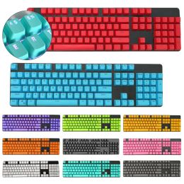 Accessories 104 Keycap Colors Set Backlit Key Cap PBT Backlight For Cherry Kailh Gateron Mechan Keyboard Pink Green Blue White Purple Red