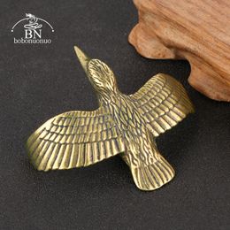 Vintage Brass Hummingbird Statue Desktop Ornament Copper Bird Animal Figurines Home Decorations Living Room Crafts Collections