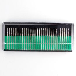 30pcs Nail Drill Bits Set Pedicure Bits for Manicure Machine 2.35 rod Polishing Grinding Head Replacement Milling Cutter Sets