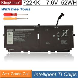 Batteries KingSener 722KK Laptop Battery For DELL XPS 13 9300 9310 9380 Series P117G P117G001 P117G002 2XXFW FP86V WN0N0 7.6V 52Wh