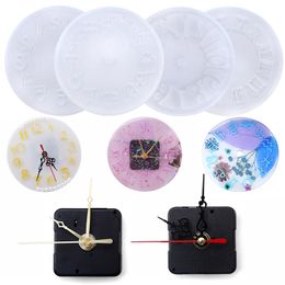 10cm 15cm Epoxy Resin Mould Silicone Clock Mould Clock Casting Tools Handmade Jewellery making Tool DIY Crafts Jewellery Accessories