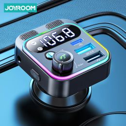 Chargers Car Handsfree Bluetoothcompaitable 5.3 FM Transmitter Car Modulator Player Handsfree Audio Receiver 48 W PD&QC 3.0 Charger