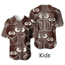 Rabbit Designer Baseball Jersey Custom Name Kids Blouses T-shirt Child Sportswear Quick Dry Original Baby Baseball Shirts