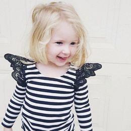 Newborn Toddler Flying Tee Clothes Long Sleeve Baby T Shirt Cute Spring Autumn T-shirts Tops Baby Girls Outfit Blouse Clothing