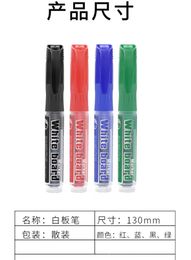 5Pcs Erasable Whiteboard Marker Pen Environment Friendly Dry-Erase Sign Ink Refillable Office School Supplies Student Gift