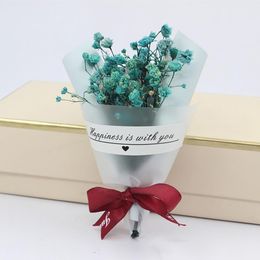 1Pc No Withering Charming Fantastic Table Centerpiece Artificial Flower Artificial Dried Plant Bouquet for Party